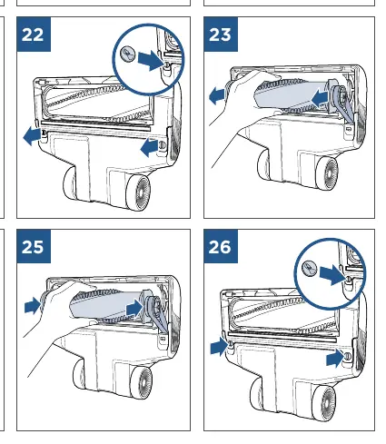 Brush roll cleaning