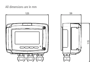 Mounting dimensions and installation