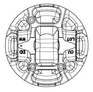 Piston skirt measurement point