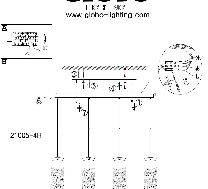 Installation diagram from the manual