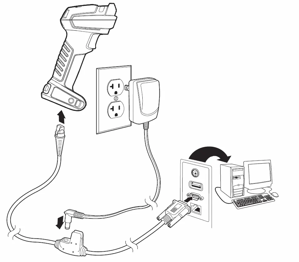 Scanner heater for freezer operations
