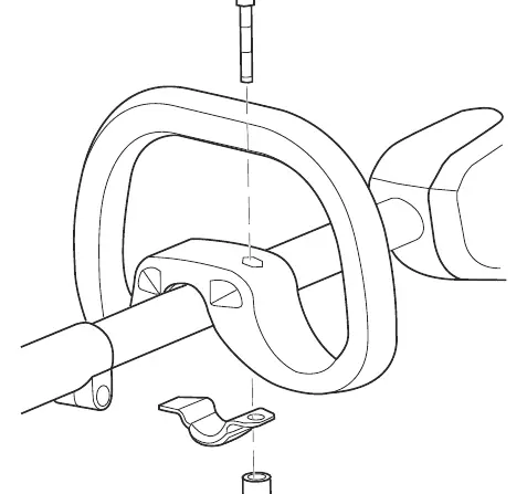 Attaching the auxiliary handle