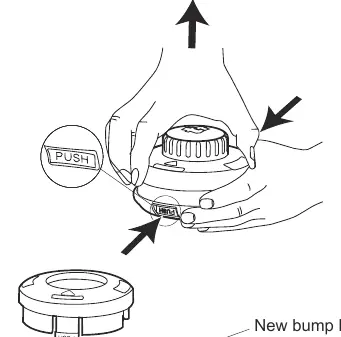 Replacing the spool and bump head