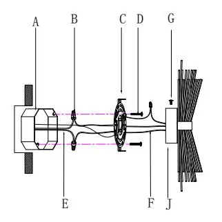 Wiring connection diagram and assembly steps