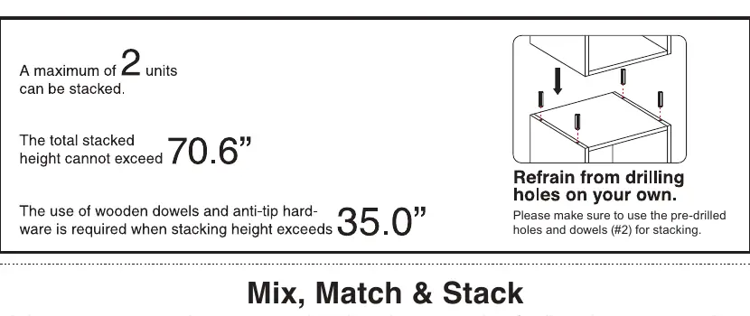 Stacking safety guidelines