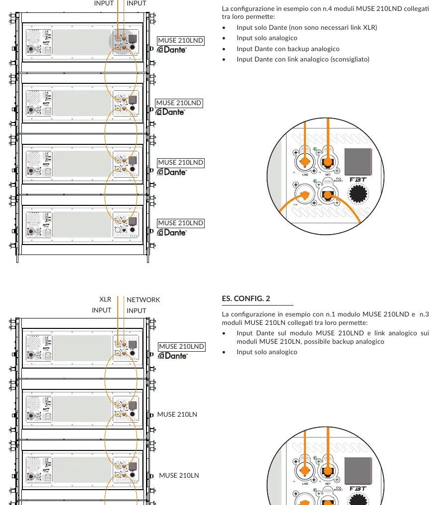 Daisy chain wiring configuration
