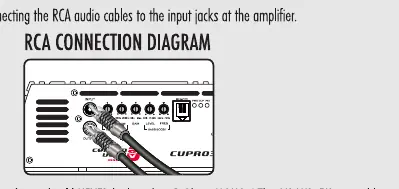RCA Connection Diagram