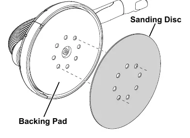 Attaching Drywall Sanding Disc