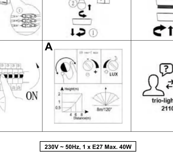 Sensor adjustment settings