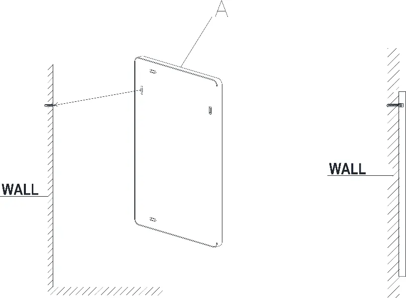 Mirror installation steps