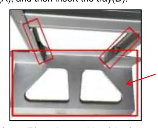 Step 1: Installing the tray