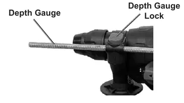 Depth gauge adjustment