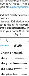 iOS WLAN settings connection