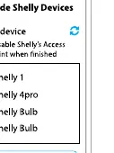 Include Shelly Devices list