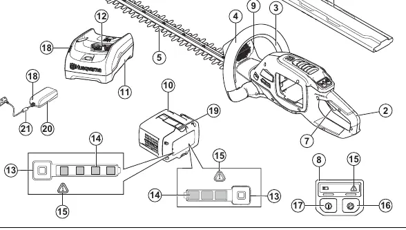 Product overview showing components