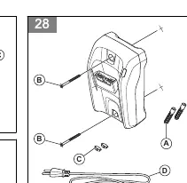 Wall mounting for charger