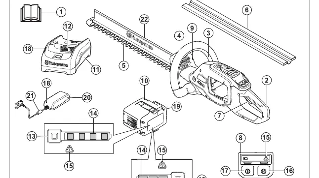 Product overview of the Husqvarna 215iHD55