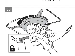 Changing the cutting attachment