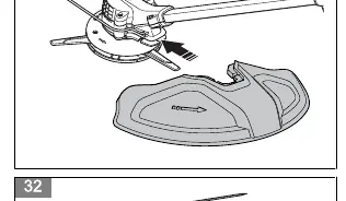 Attaching the cutting attachment guard