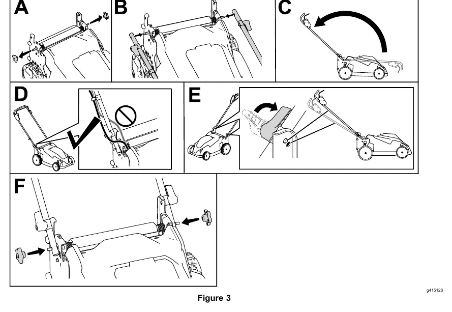 Handle assembly steps