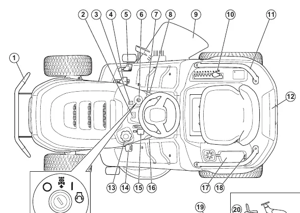 Product overview showing controls