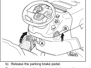 Parking brake operation
