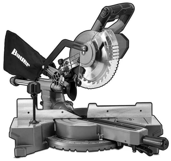 Bauer 2174C-BS 7-1/4" Sliding Miter Saw