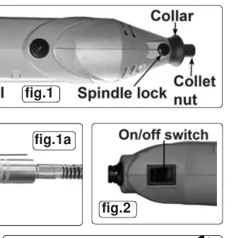 Tool controls and spindle lock