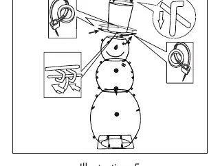 Illustration 5: Attaching hat