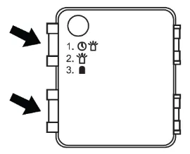 Battery box button settings