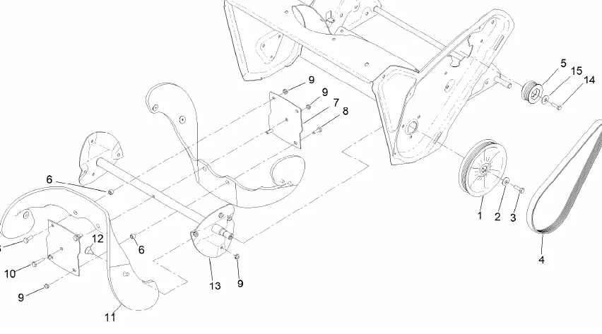 Rotor and Rotor Drive Assembly diagram