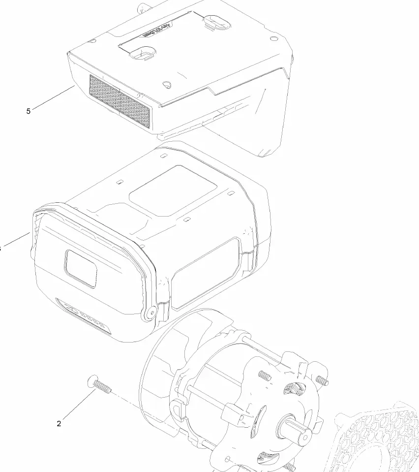 Motor and Controller Assembly diagram