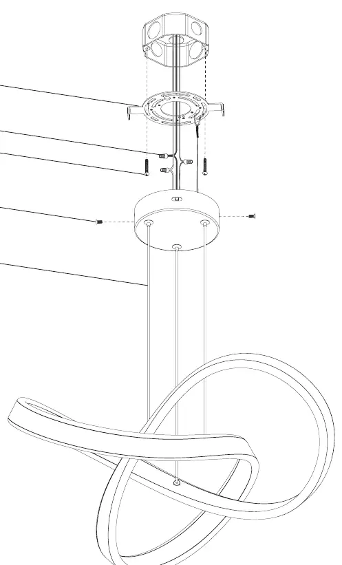 Step-by-step installation diagram