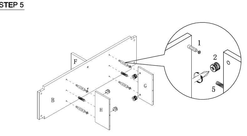 Step 5: Main frame assembly