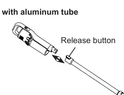 Assembling the handheld unit and tube