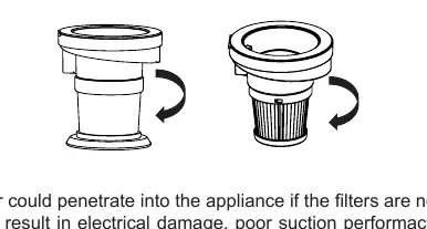 Filter assembly removal