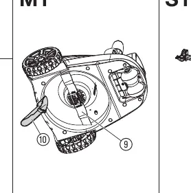 Cleaning the underside (M1)