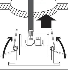 Securing the luminaire