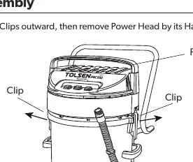 Removing the power head