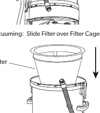 Installing the filter