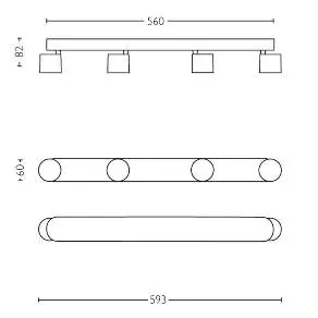 Product dimensions diagram