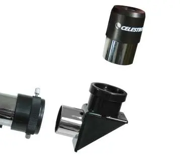 Diagonal and eyepiece installation