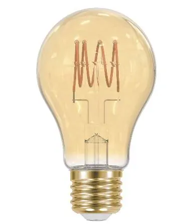 Sunco A19 Spiral Filament Light Bulb