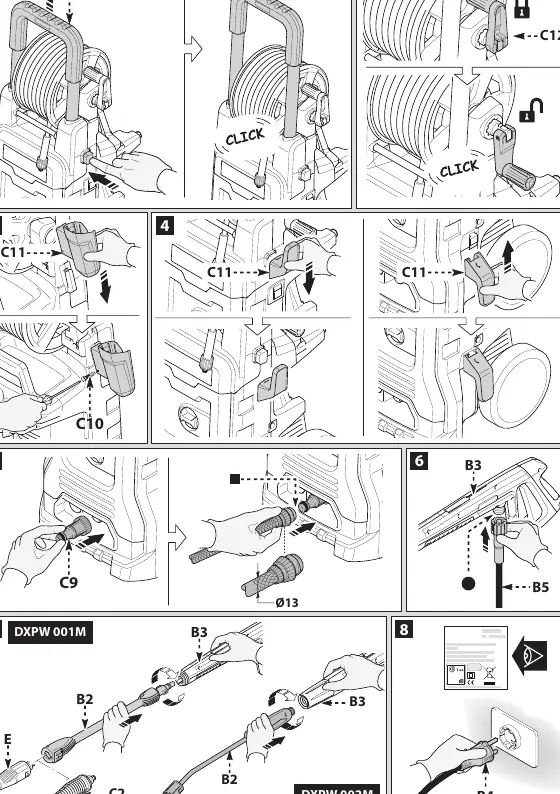 Assembly sequence (Fig. 2)