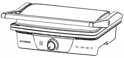 Hyundai Contact Grill HHE672301 overview