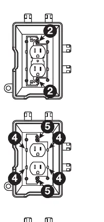 Aligning screws and snapping the adapter onto the base.