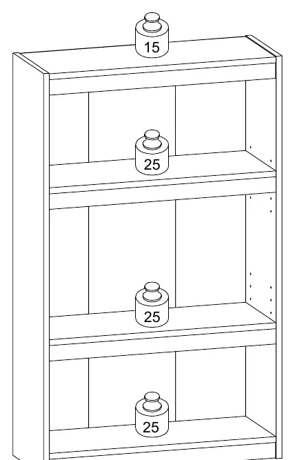 Weight limits for the bookcase