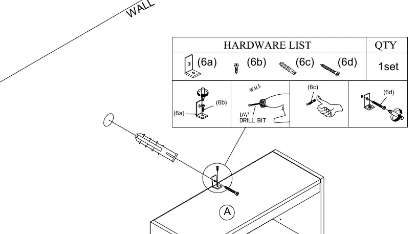 Step 7: Wall mounting