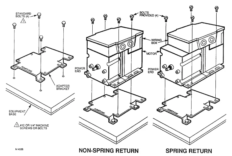 Damper Application mounting diagram
