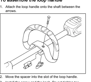 Loop handle assembly